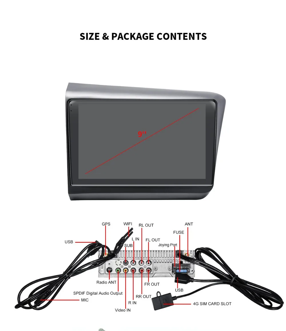 Clearance JOYING Android 8.1 stereo car radio player one din GPS Navigation Support 4G&DSP 4GB+64GB for Honda Civic 2012-2015 9"screen IPS 22 Clearance JOYING Android 8.1 stereo car radio player one din GPS Navigation Support 4G&DSP 4GB+64GB for Honda Civic 2012-2015 9"screen IPS 22