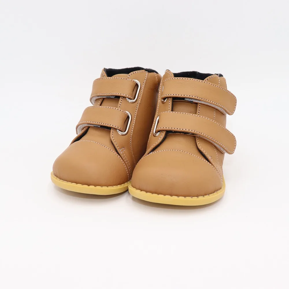 TipsieToes бренд высокое качество кожа шить дети мягкие сапоги школьная обувь для мальчиков осень зима снег Мода