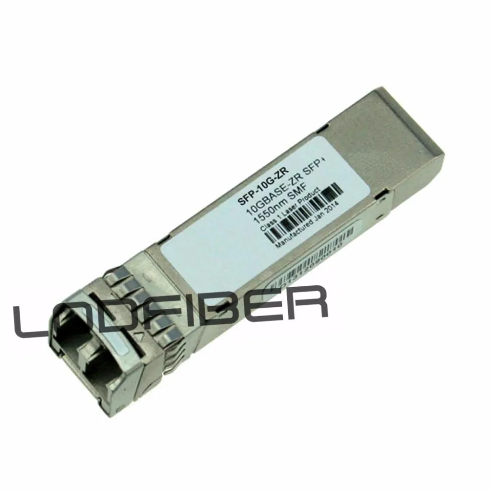 Cisco SFP-10G-ZR Совместимость 10GBASE-ZR/ZW и OTU2e SFP + 1550nm 80 км DOM трансивер