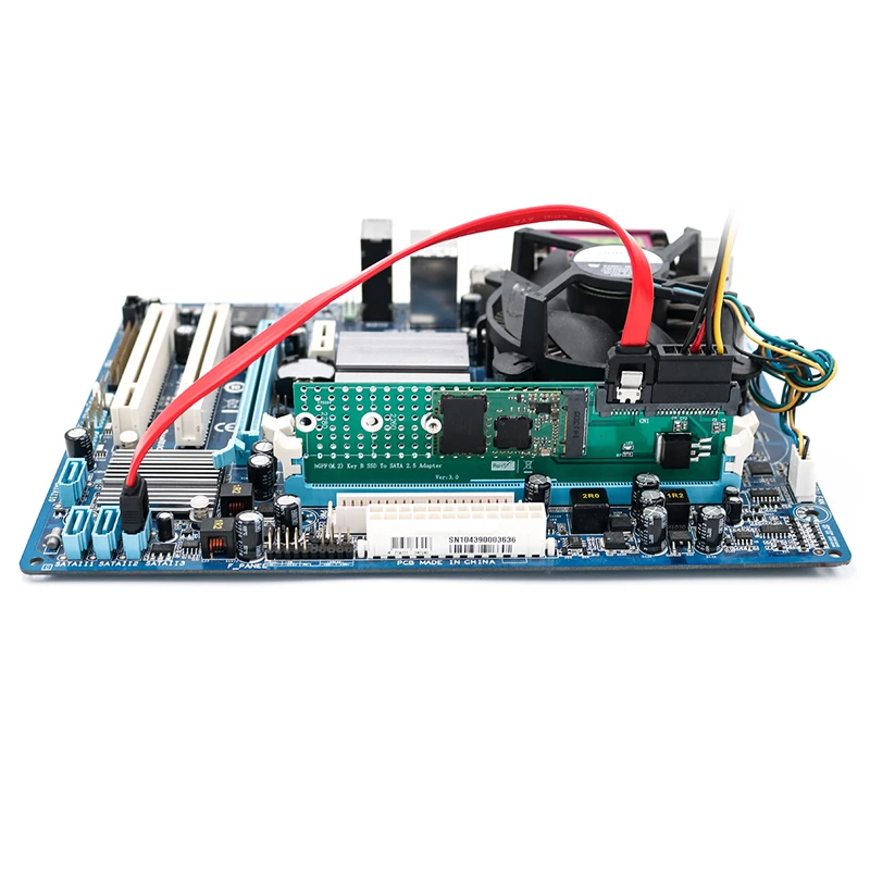 M.2 NGFF B Key SATA Bus SSD для адаптера SATA3 разъем DDR плата расширения памяти Райзер Suppor 2230 2242