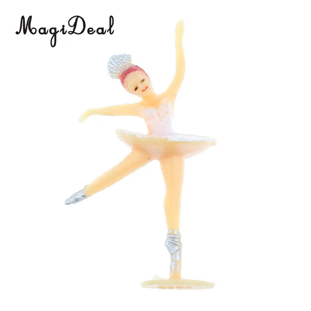 MgaiDeal 12pcs Mini Ballerina Dancing Girl Baby Shower Favors Party Table Decor Supplies Lightweight and Durable Girl Confetti