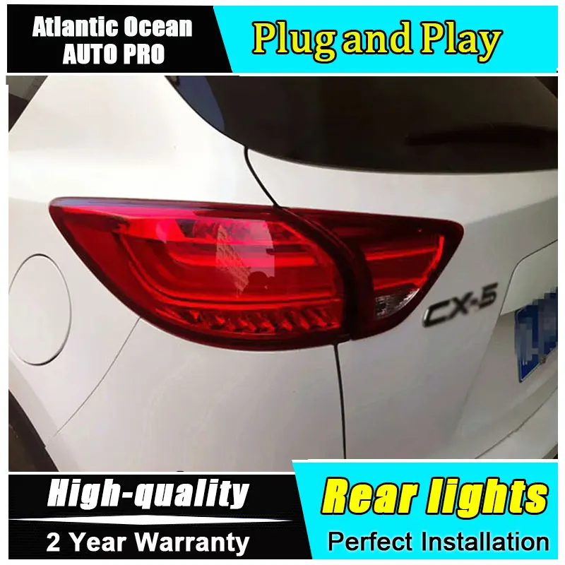 

AUTO.PRO for Mazda CX-5 LED taillights Mazda CX-5 rear lights 2013-2015 led rear trunk Fog lamp+signal+brake+reverse car styling