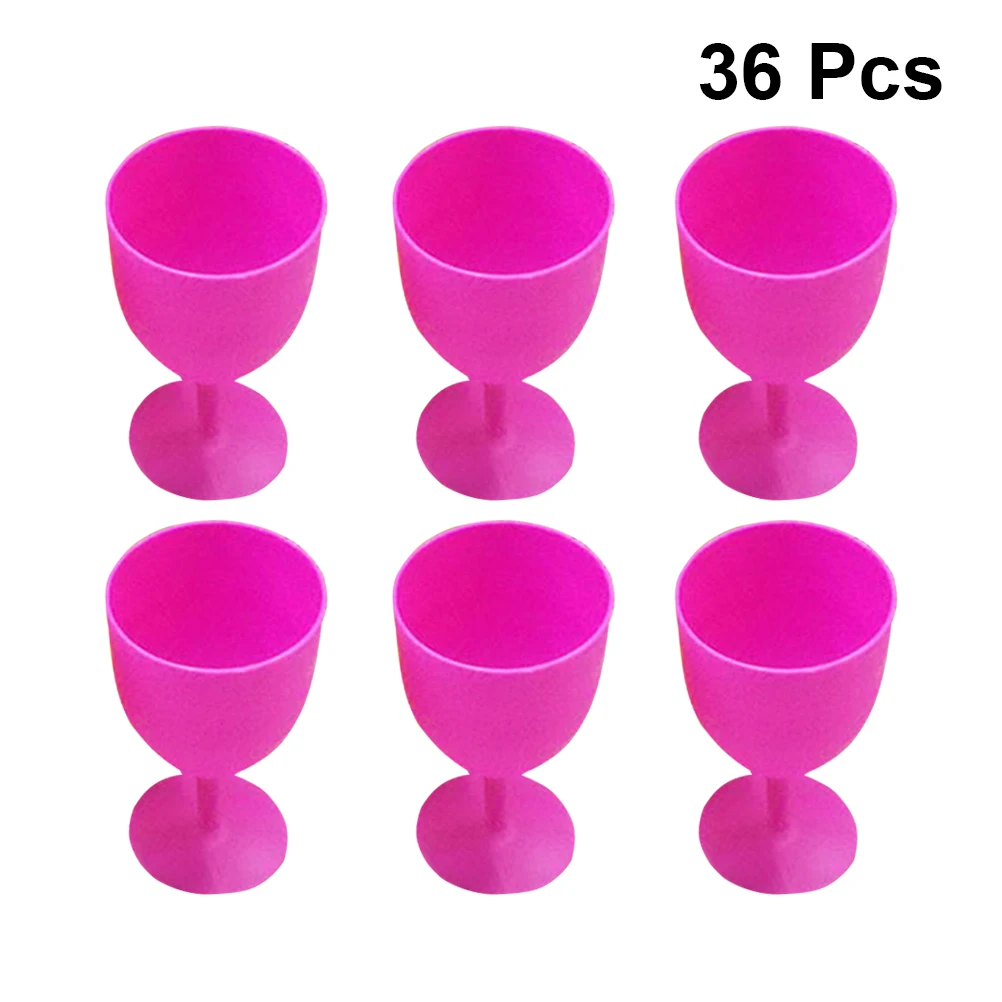 

Plastic Margarita Glasses Cups Cocktail Cups Colored Goblet Wavy Pattern Red Wine Glass Cups Juice Disposable Decoration