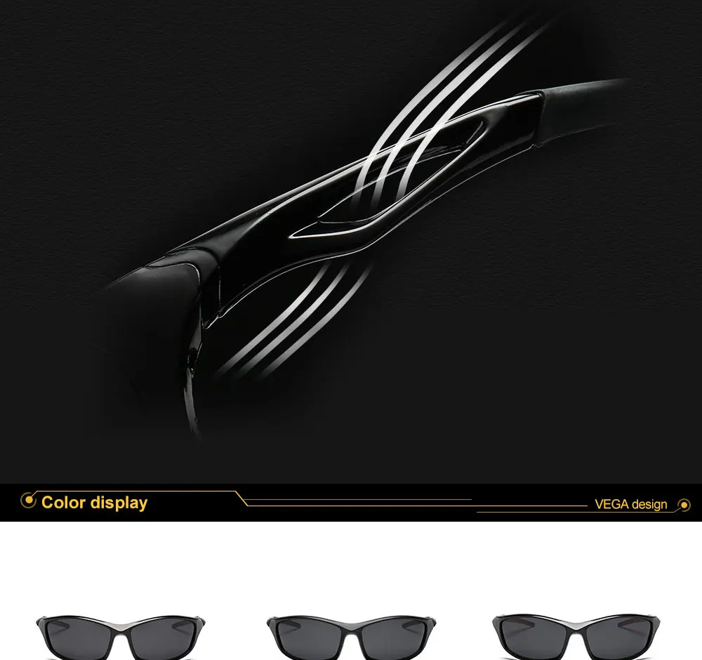 VEGA Eyewear Sports Sunglasses Men Polarized Clear Riding Bike Sunglasses Women Sports Glasses at Night Cycling Sunglasses 202 (8)