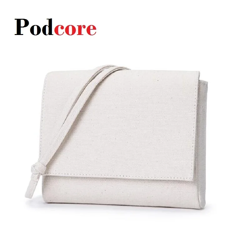 Холщовая сумка мессенджер маленькая через плечо для женщин сумки 2018 женская 19 5*15