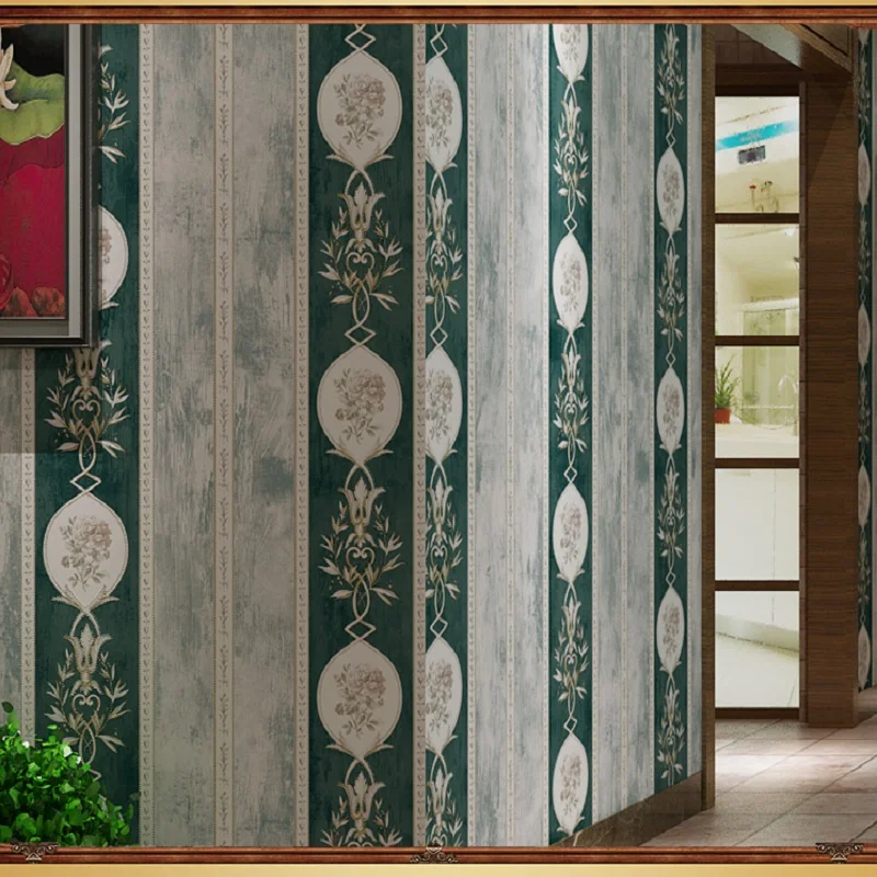 

3D wallpapers American countryside Style wallpapers Home Decor DIY wallpaper decor Wall paper 0.53 * 10 meter