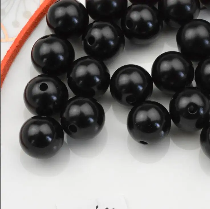 

FLTMRH 1150PCS 4MM ABS Imitation Pearl beads Round Plastic Beads for Necklace and Bracelet DIY Making