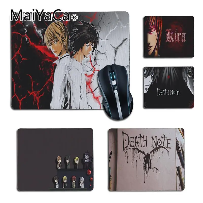 Красивое аниме maiyaca Death Note уникальный настольный коврик для мыши для игры