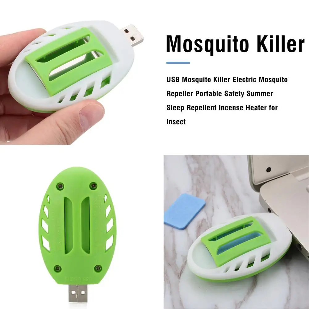 

Portable Electric Mosquito Killer Repeller USB Car Travel Repellent Bugs Anti Mosquito Trap For Baby Kids Bedroom