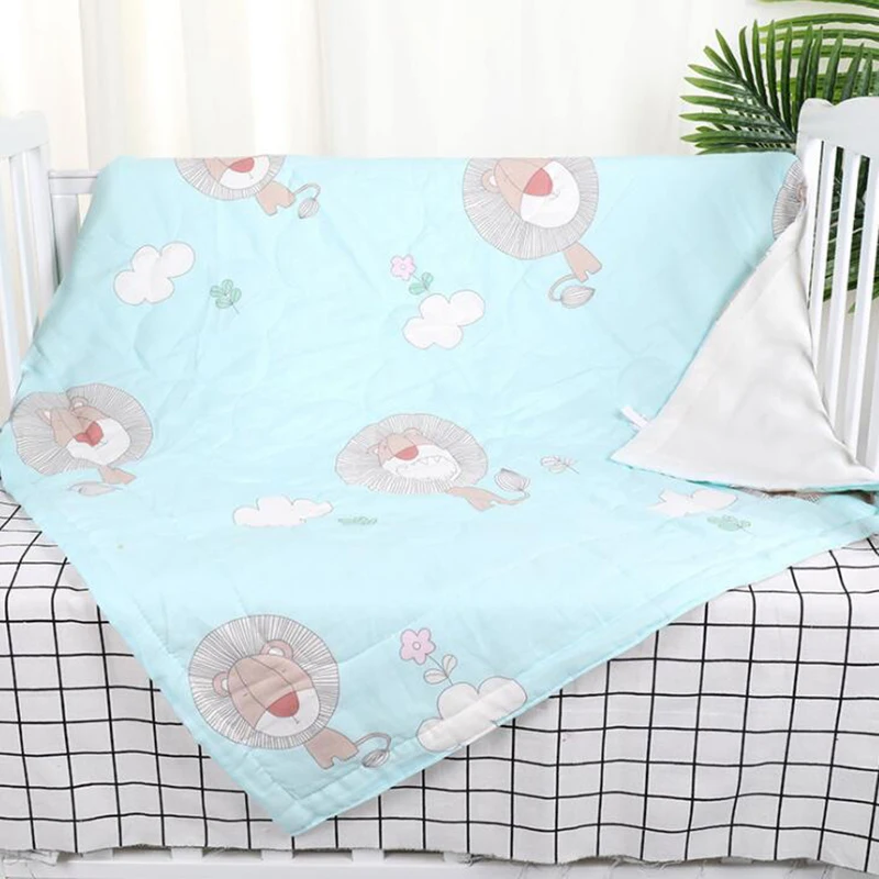 Детское одеяло для новорожденных, детская кроватка из хлопка с рисунком, Модное детское одеяло, моющееся постельное белье, BWZ011 - Цвет: E