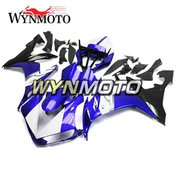 Полный комплект обтекателей для Yamaha YZF1000 R1 год 2004-2006 04 05 06 инъекций ABS пластик Обтекатели Кузов сине-белые черный