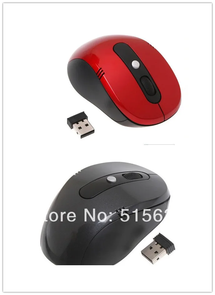 Портативная оптическая беспроводная мышь USB приемник RF 2 4G для настольного