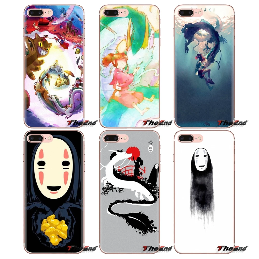 Soft Case Covers For Huawei G7 G8 P7 P8 P9 P10 P20 P30 Lite Mini Pro P Smart Plus 2017 2018 2019 Spirited Away No Face Character |