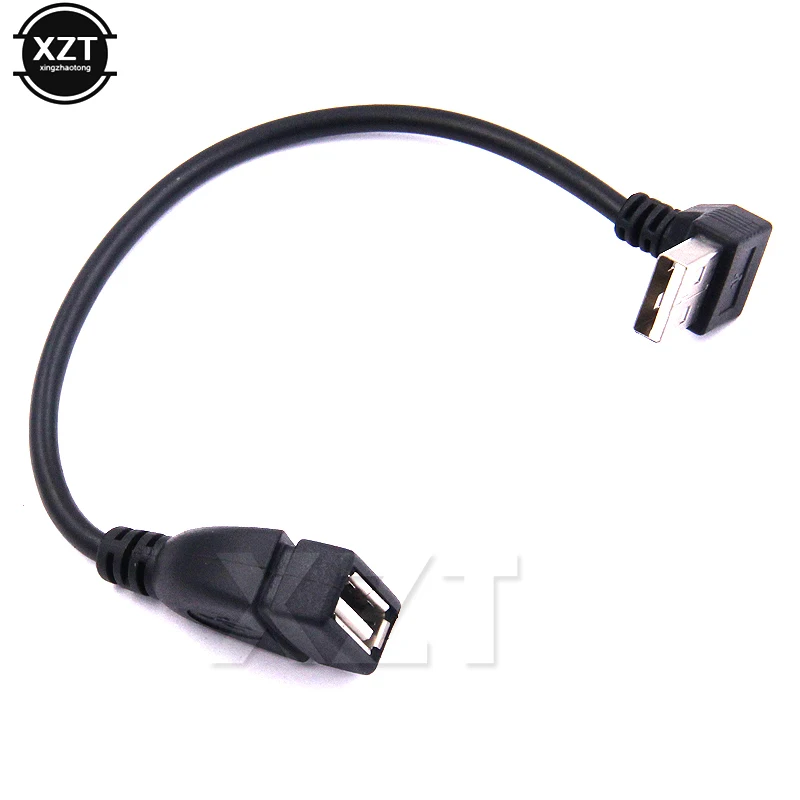 1 шт. угловой Удлинительный кабель USB 2 0 типа Папа мама 90 разъем адаптер высокое