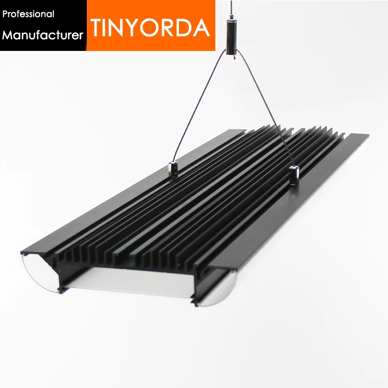 

Tinyorda TH1650 5Pcs (1.2M Length) 3 Side Lighting Led Pendant Light Profile Office Hanging Profile [Professional Manufacturer]