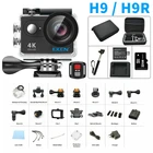 Cheap Original H9 H9R Action Camera 4K yi FHD remote Ultra WIFI eken 1080P 60fps go 4 K kamera pro hero sj mi 7000 cam sport Camera