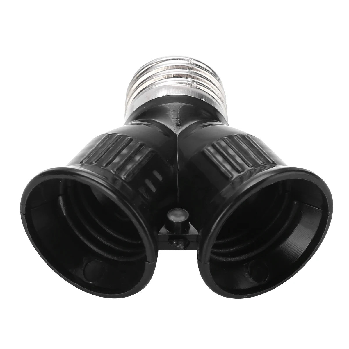 2Heads Converter Bulb Adapter Durable Base to 2 Screw Light Lamp Bulb Socket Splitter Adapter LED Holder Lighting Accessories