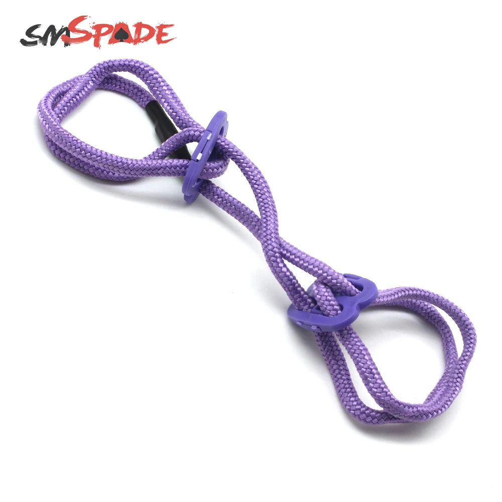 Smspade あえて紫ロープ手錠大人のゲームセックス緊縛拘束手首カフスセックス製品 大人のゲーム Aliexpress
