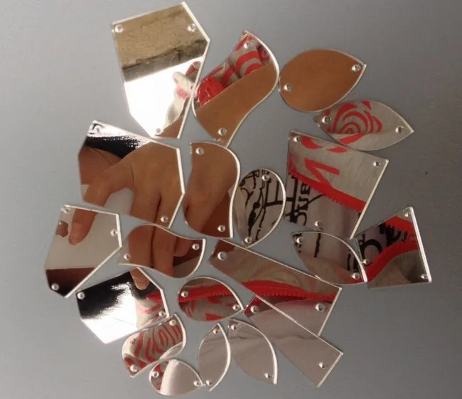 

400 шт., акриловые зеркальные Стразы