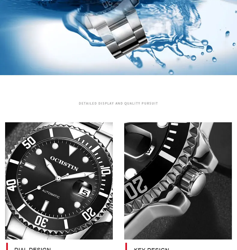 Бренд ochstin Дизайн Роскошные для мужчин Tourbillon автоматические часы мужские Нержавеющая сталь водостойкие бизнес механические наручные часы