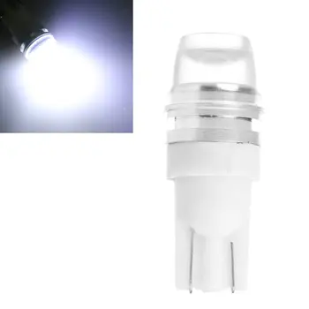 

New 1x White 2 LED 5630 SMD T10 W5W Car Auto Lens Light Bulb Lamp DC 12V