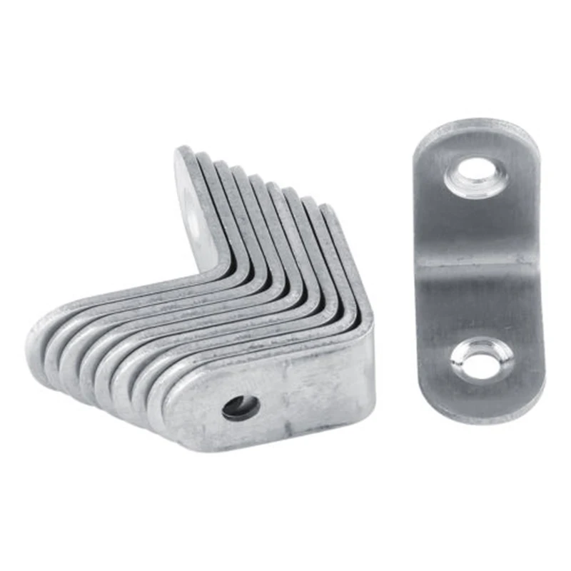 

L Shaped Right Angle Corner Bracket Brace Joint Shelf 3Sizes Doors Window Useful