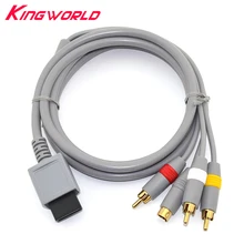Высокое качество RCA аудио видео S-Video AV кабель Шнур для W-ii