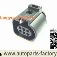 10 комплект Сенсор NTK/дроссельной заслонки разъем для VW Audi TT VW Jetta Golf MK4 Жук 1J0973713 O2 датчик 6-way Разъем