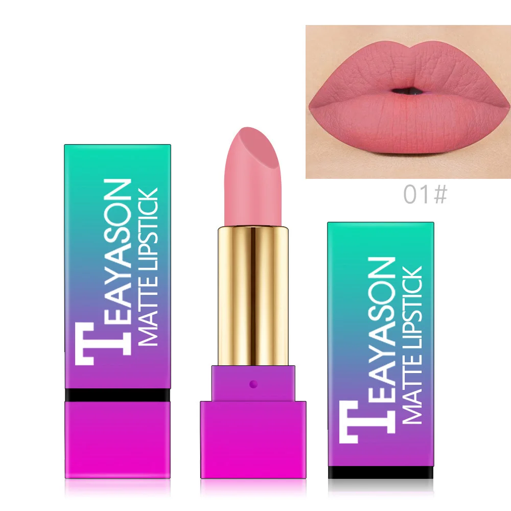 

Brand New Moisturizing 12 Colors Matte Lipstick Sexy Red Lips Nude Lipstick Matte Cosmetics Lip Stick Makeup