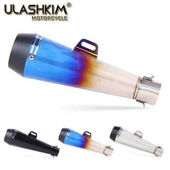 

Universal 38-51MM Motorcycle Scooter Exhaust Pipe Escape GP Pot Muffler For Most Motocross Dirt Bike Moto ATV