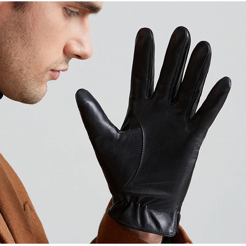Svadilfari мужские зимние перчатки с сенсорным экраном, ветрозащитные, сохраняющие тепло, для вождения, Guantes, мужские осенние зимние варежки из натуральной кожи