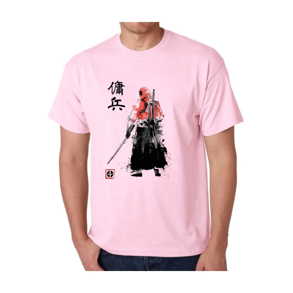 BTS Irama Matahari Terbit T Shirt Pria Pendek Lengan Kartun Dicetak