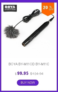 BOYA BY-MM1 компактный накамерный видео микрофон Youtube Vlogging Запись микрофон для iPhone xiaomi телефон Nikon Canon DSLR Camer