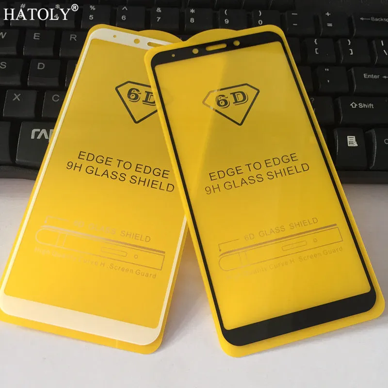 

Screen Protector For Samsung Galaxy A6S Glass Tempered Glass For Samsung Galaxy A6S Glass For Samsung A6S Full Glue Coverage