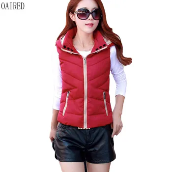 

Sleeveless Coat Women 2020 New Spring And Autumn Waistcoat Women Clothing Short Slim Waistcoats Female Outerwear Black