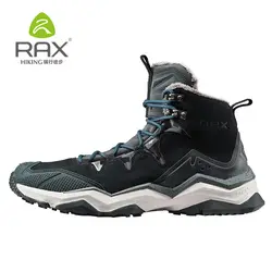 RAX новые зимние мужские сапоги теплые шерстяные кроссовки уличные унисекс Спортивная обувь удобные кроссовки для мужчин распродажа