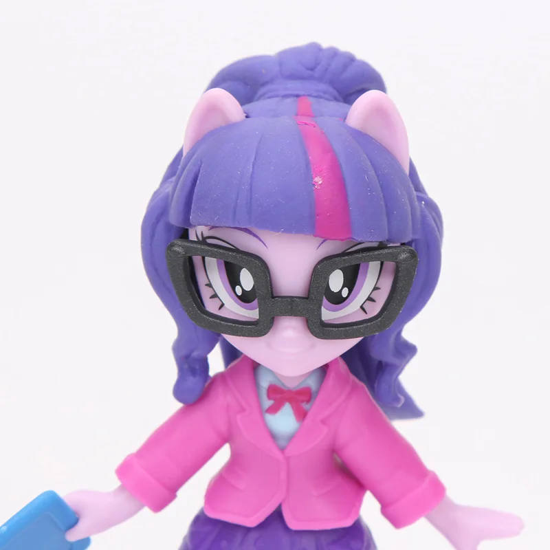 9 см игрушки My Little Pony Equestria Girls Twilight Sparkle игровой набор Пинки Пай Радуга Дэш ПВХ фигурка коллекционная игрушка куклы