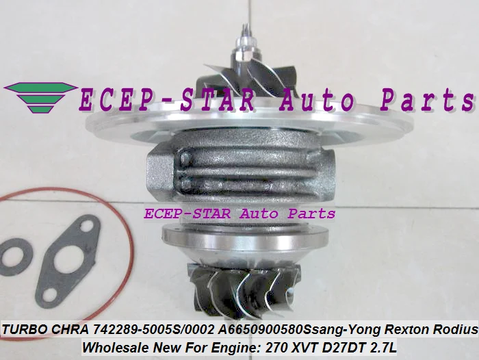 TURBO CHRA 742289-5005S0002 A6650900580 Ssang-Yong Rexton Rodius (3)
