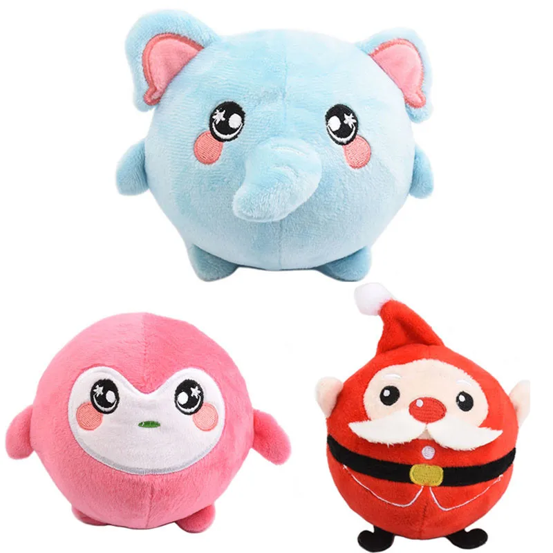 New Funny Sweetie Plush Squishy Slow Rising Foamed Santa Elephant Monkey Squeezable Squeezamals Christmas Gift 7