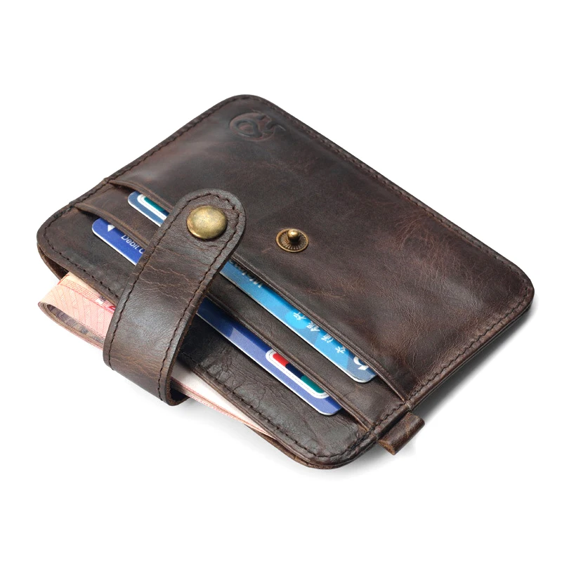 

YIFANGZHE Credit Card Holders Business Men Card Holders Durable Leather Card Cases Bank Card Wallets