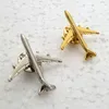 LOT X 2pcs Airbus Badge, Metal, Silver,Plane Shape BroochSpecial Personality Gift Souvenir for Filght Crew Pilot Avaiton Lover ► Photo 2/4