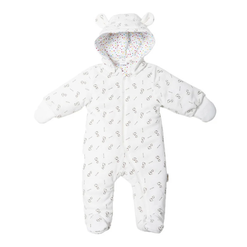 Baby Romper For Boys Girls Spring Winter Jumpsuit Thick Hooded Newborn Bebe Bodysuits Costume Infant Cotton Rompers Clothing Set (6)