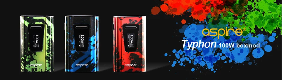 Электронная сигарета Vape мод Aspire Typhon 5000 Вт коробка мод с 100 мАч внутренний аккумулятор мод Fit Revvo танк электронная сигарета