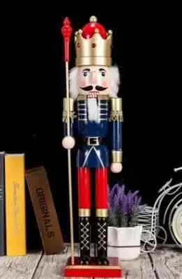 SCY+Creative Nutcracker 60CM large Nutcracker puppet soldier King musicians lucky talisman ornaments soldiers living - Цвет: 5