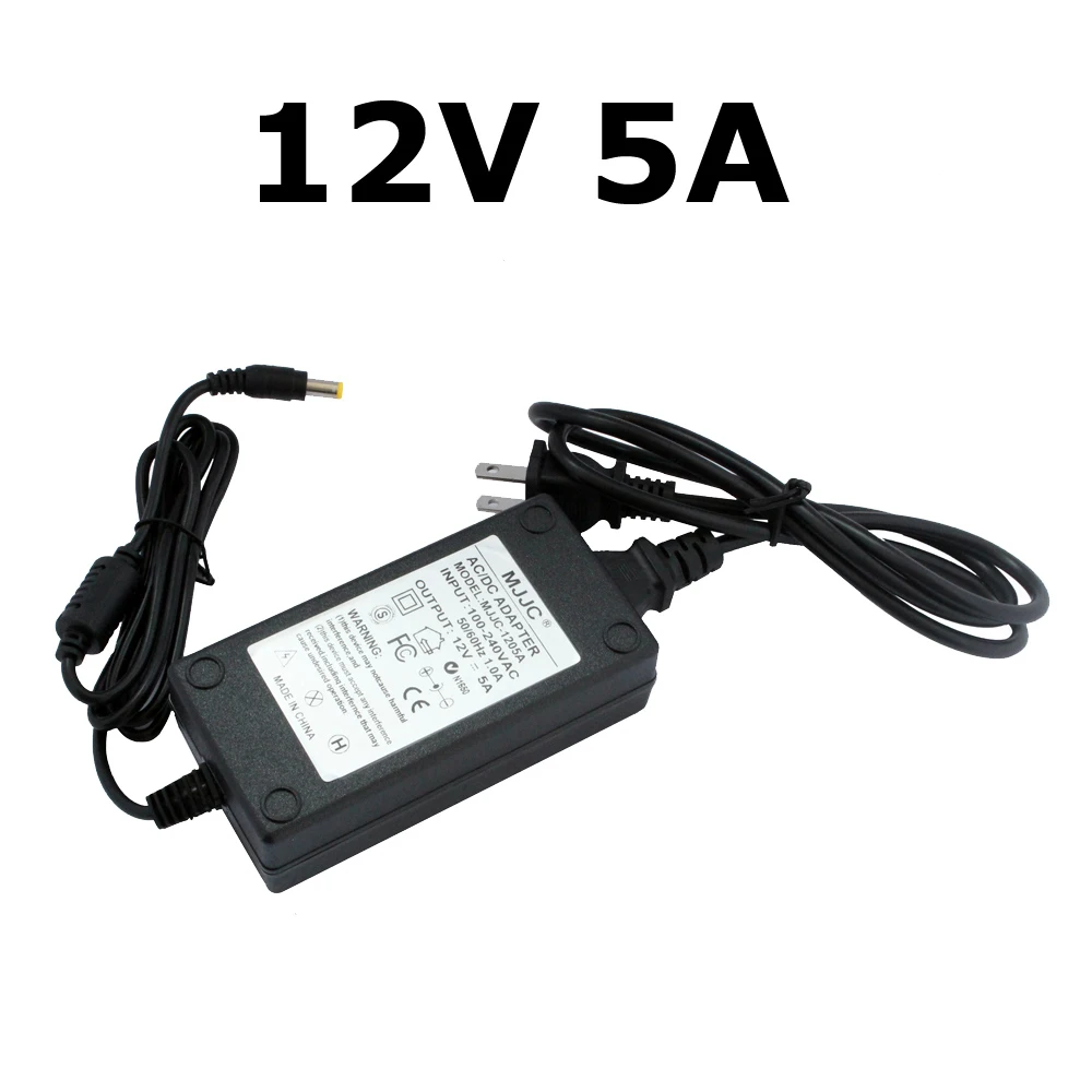 DC 12 V источник питания 1A 2A 3A 4A 5A 6A 8A 10A 15A светодиодный переключатель трансформатора переменного тока 110V 220V до 12 V Светодиодная лента адаптер питания - Цвет: 12V 5A