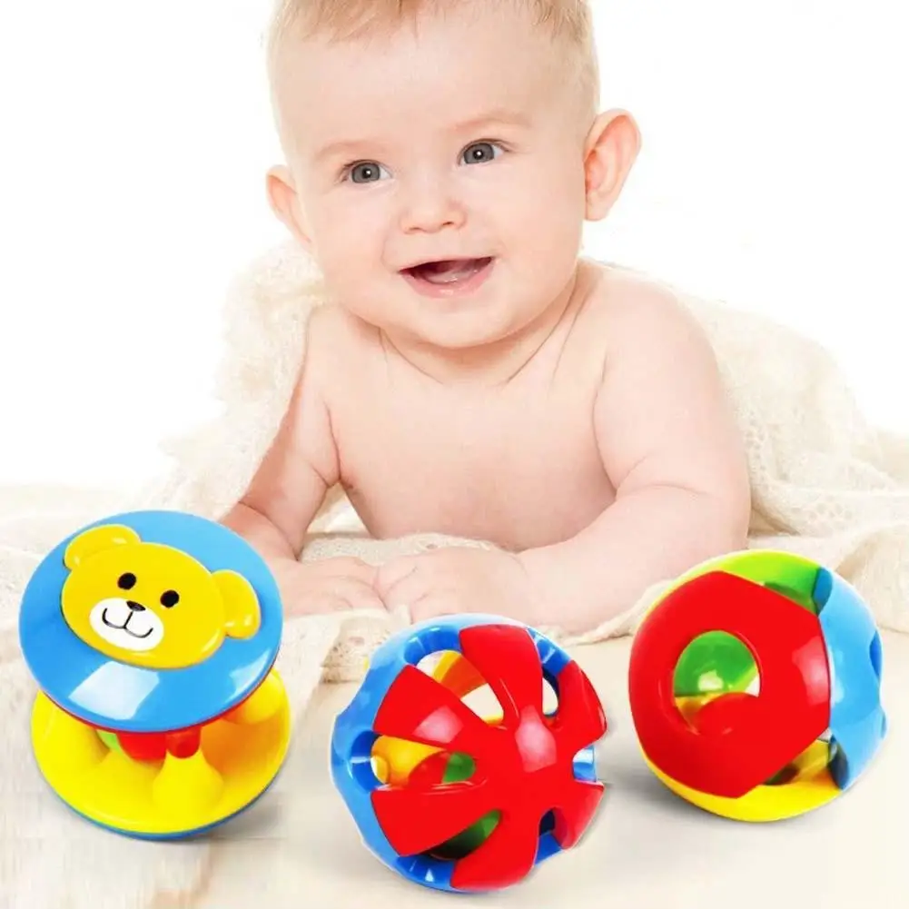 

1 Pc Lovely Funny Baby Rattles Plastic Music Novelty Hand Shake Bell Ring Early Learning Educational Toys Rattles toys Baby