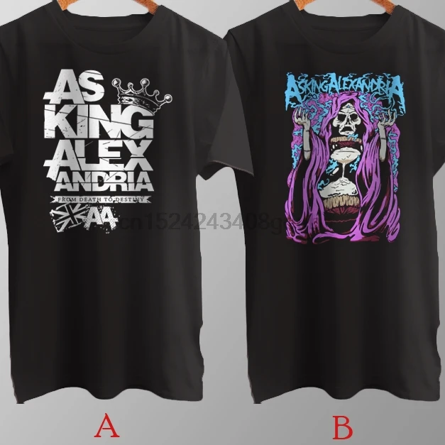 

Asking Alexandria English Metalcore Band 2 New T-Shirt Cotton