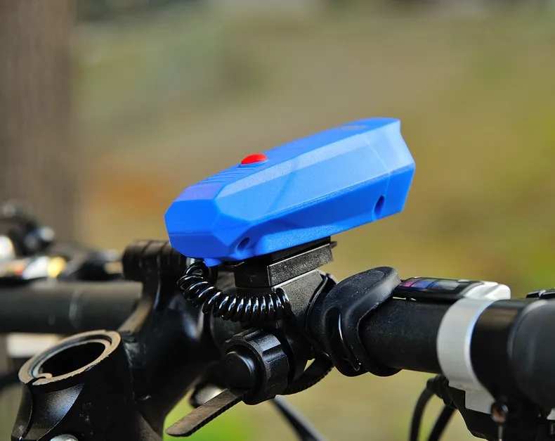 Велотренажер рога обновленная версия с светодиодный фонарь 6 звуков велосипедный электронный звонок на руль рупорный велосипед воздушная сигнализация