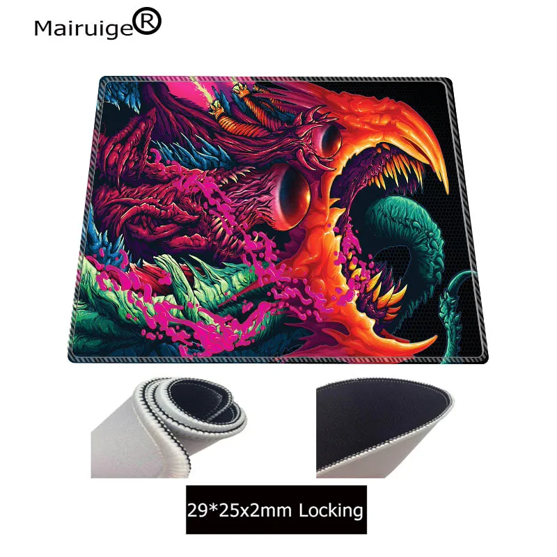 

Mairuige Hyper beast Gaming mousepads Size 18x22cm 20x25cm 25x29cm Lock edge pads mat E-sports gaming mouse pad For CSGO