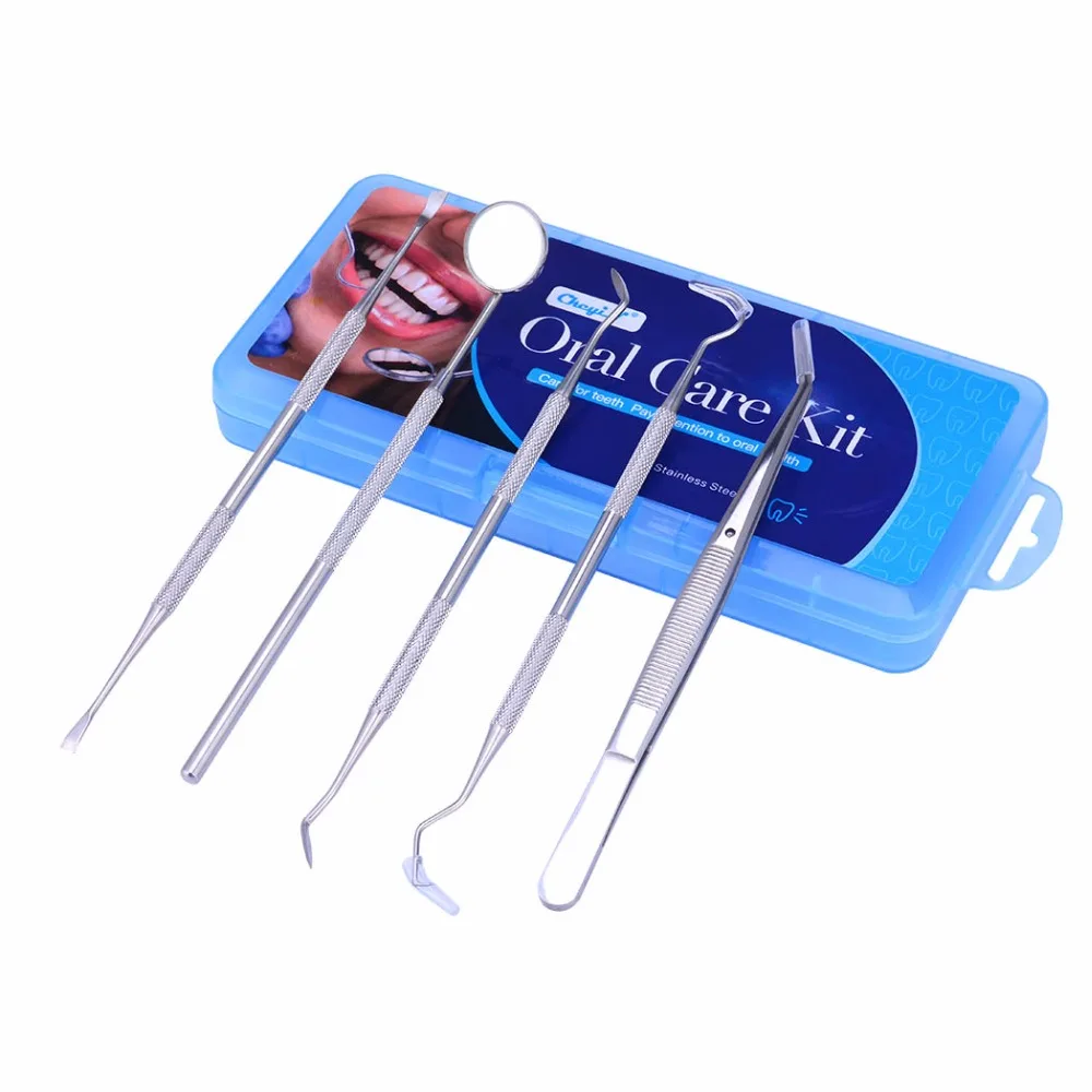 5Pcs/Set Oral Care Dental Instruments Teeth Scraper Waxing Carving Kit